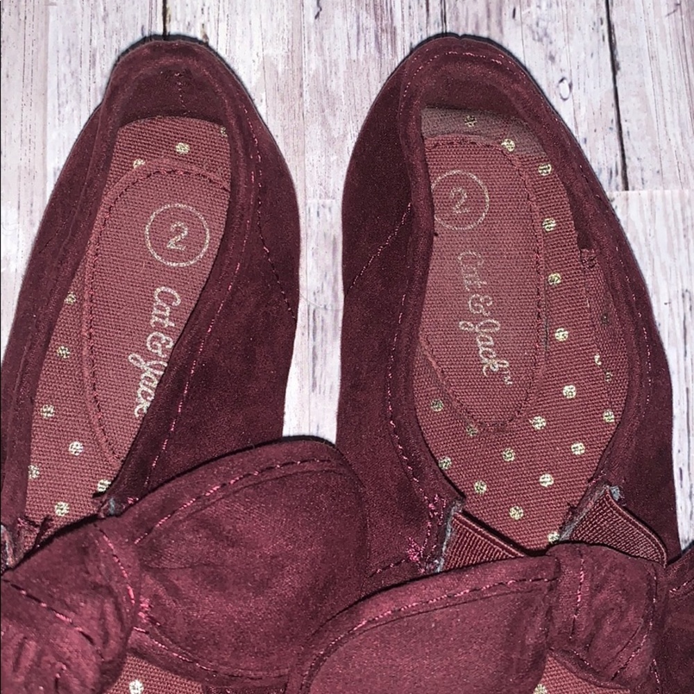 ⭐️Cat & Jack ballerinas for girls size 2⭐️ - Picture 4 of 5
